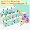 Air Dry Clay Kit for Kids Beginner-Friendly Creative Molding Clay Set with
