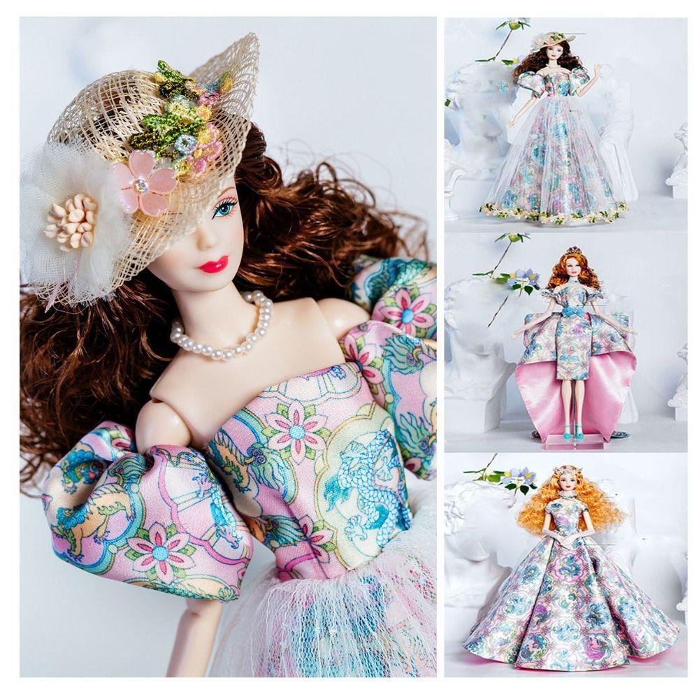 Chinese Style Supermodel Doll Dresses Luxury Clothes Suit for 1/6 BJD 30cm Supermodel Dolls