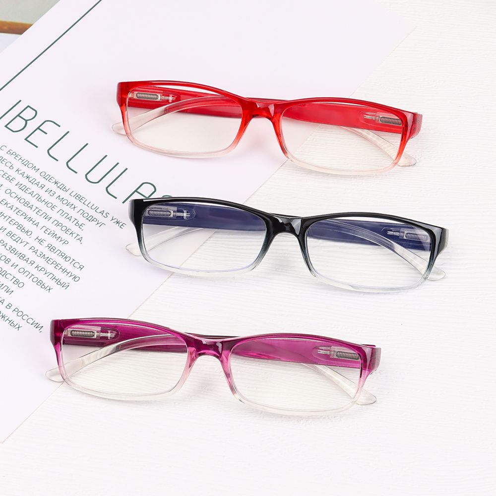 Fashion Vintage Eye Protection Elegant Reading Glasses Ultra Light Frame Eyeglasses Anti-Blue Light