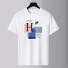 2025 Summer Men's Cotton Round Neck Graphic T-Shirt - Loose Fit, Youth Fashion, All-match, Large Size