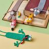 Creative Animal Cartoon Bookmark 3D Book Support Page Holder Clip Crochet Knitting Bookmark