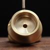 Incense Burner Smooth Exquisite Golden Bowl Shape Incense Stick Holder for Bedroom