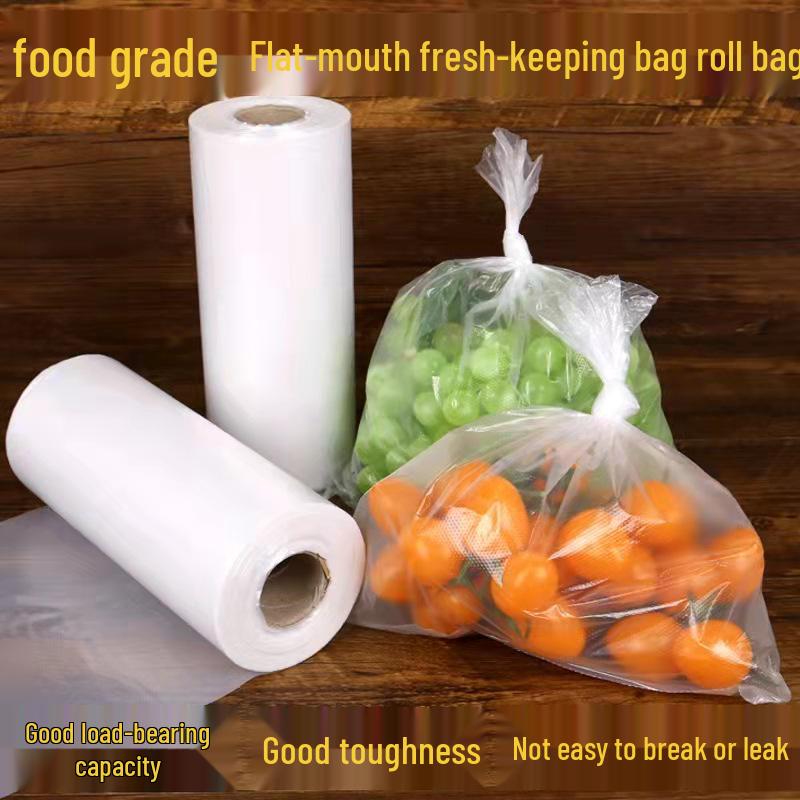 Transparent Food-Grade Fresh-Keeping Bags with Easy-Tear Design