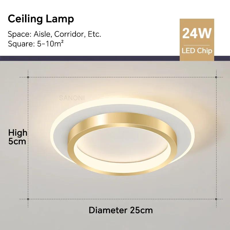 Modern LED Ceiling Lamp For Living Room Stair Aisle Cloakroom Hallway Bedroom Ceiling Light Indoor Home Decor Lighting Fixture