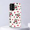 Cartoon Cute Panda Bear Soft Case For Samsung Galaxy A52 A53 A32 A22 A12 5G Phone Cover A33 A23 A13 A72 A73 A02S A03S A42 Coque