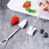 Dessert Spoon Stainless Steel Ice Cream Spoon Cake Spoon Mixing Spoon Creative Tableware