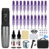Wireless Tattoo Pen High Definition Display 1600mAh Tattoo Embroidery Multi-function Tattoo Machine Set