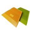 1Pc Trapezoidal Squeegee Car Vinyl Film Wrapping Tool Scraper Window Tinting Wallpaper Installing Medium Soft Green and Hard Yellow