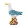 Waterproof Resin Seagull Figurine Handmade Seagull Model Ornament Seabird Ornament  Children's Room