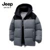 JEEP SPIRIT Unisex Color-block Padded Winter Jacket