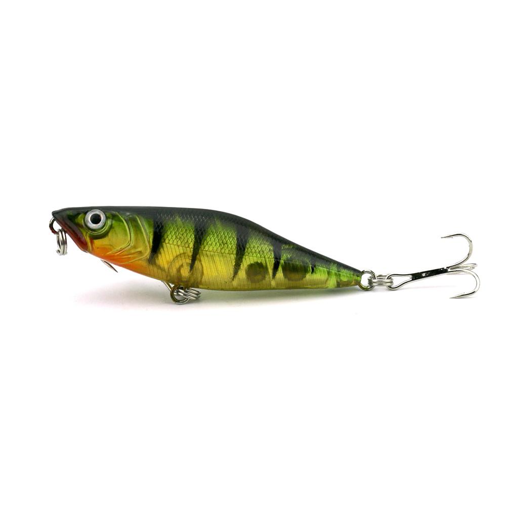 1pc Hengjia 7.5cm/7.5g Topwater Popper Fishing Lure Floating Fishing Bait