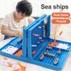 Battleship Board Game Cooperative Board Game Naval Chess Game The Sea Battle Board Family Ship & Planes Chess Games For Children