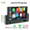 Car Radio 1 Din 6.2 Inch Screen Auto Stereo Android Auto Carplay MP5 Multimedia Player Car Bluetooth Radio MirrorLink