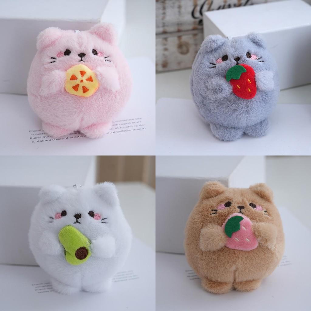 Cat Little Adorable Withplush And Pp Cotton Keychain For Bag Accessories Charm