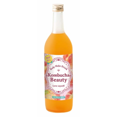 AENA Kombucha Cleanse, Peach Tea Flavor (720ml / Approx. 36-Day Supply) Made In Japan, Easy-to-Drink Kombucha (Contains Vitamins, Amino Acids, and Pol
