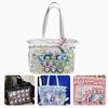 Ita Bag Small Ita Ita Bag Plush Can Rosette [ikomaido] Tote/Shoulder Bag, Bag, Sheet, Toy, Oshikatsu, Badge, (Black)