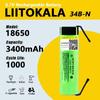 LiitoKala 3400mAh 3.7V NCR18650B Lithium Battery for Flashlights