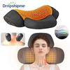 New Electric Neck Massager Pillow Cervical Heating Vibration Massage with Hot Compress Traction for Neck Shoulder Back