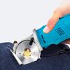Electric Round Scissors 12V Electric Scissors Shear Cloth Cutter Fabric Cutting Machine Kit Cutting Tool