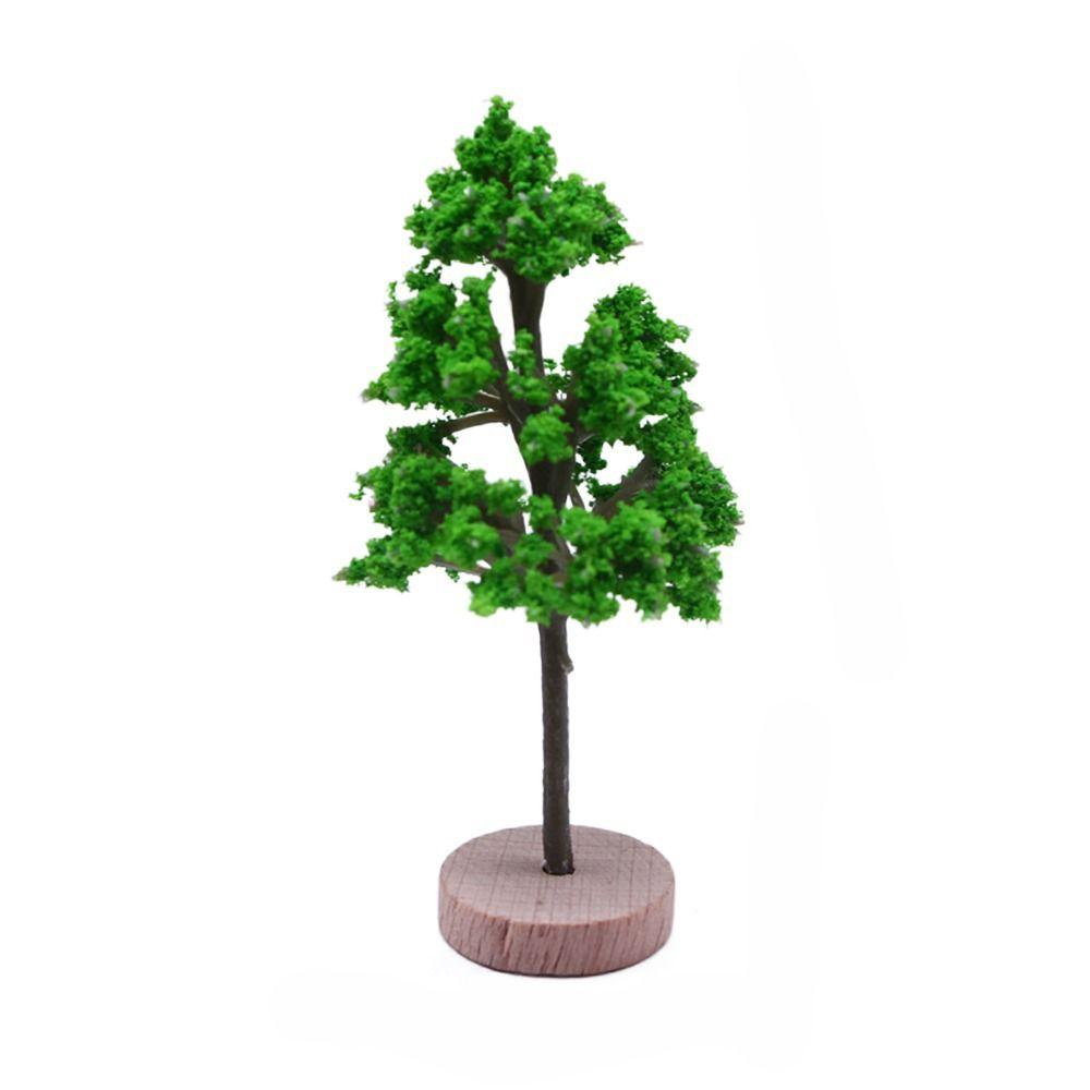Green Micro Garden Flower Tree Accessories Scene Model Toy Miniature Landscape Trees