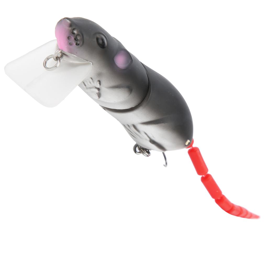 Artificial Simulation Mouse Shape Lure Bait Fishing Accessories with Treble HooksA