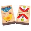 Children's Educational Wooden Idiom Domino Puzzle Set