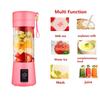 Mini Portable Blender Milkshake Cup With USB Rechargeable 6 Blades Mini Fruit Juice Mixer Shake Take Juice Cup
