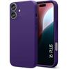 Case for iPhone 16 Plus - Ultra Thin Lightweight Shockproof Silicone Protection Dark Purple
