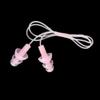 1 Pc Soft Silicone Ear Plugs with Rope Water Sports Hearing Protection Noise Reduction Earplugs Swimming Pool Accessories