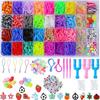 Colorful Colorful Loom  Loom Bracelet Kit Rubber Band Bracelet Kit  for Birthday