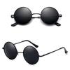 Anime Classic Vintage Cosplay Round Polarized Sunglasses Men Brand Designer Sun Glasses Women Metal Frame Black Lens Gafas