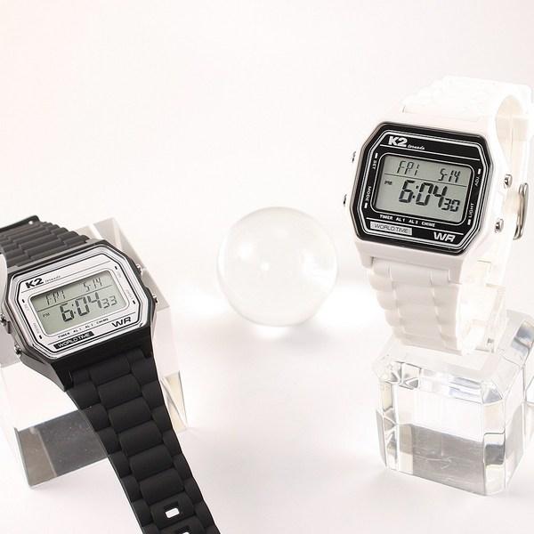 K2 Tornado World Time Common Men Women Vintage Electronic Watch K2-023
