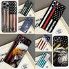 Applicable To Iphone14 Mobile Phone Case, American Flag Mobile Phone Case, Painted Anti-Drop For Anti-Drop