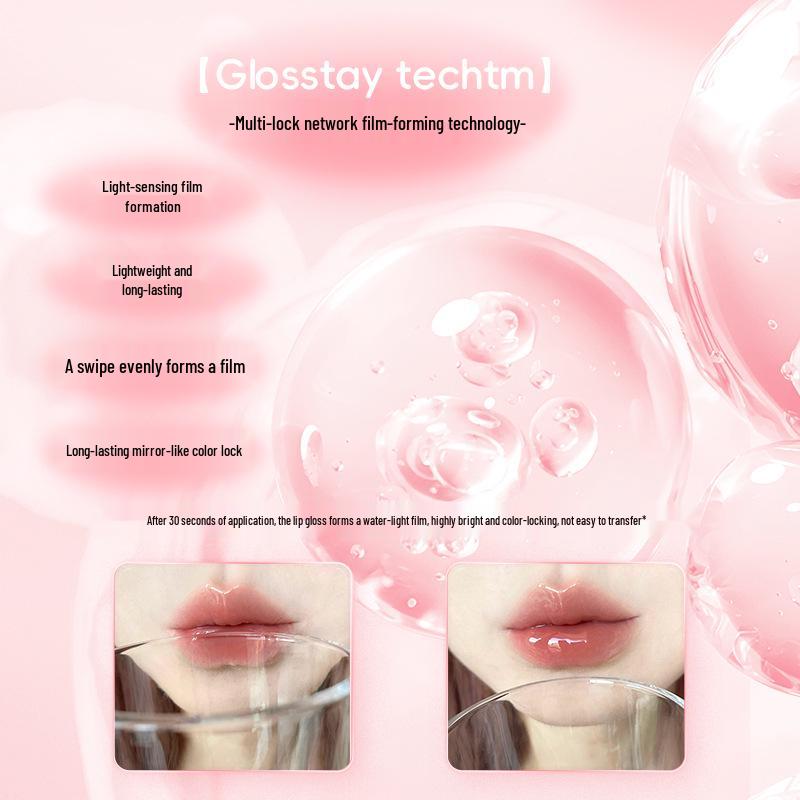 VEECCI Clear Bobo Lip Glaze: Long-lasting, Non-Transfer Double-Ended Lip Gloss.