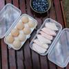3/4/8 Grids Egg Holder Container Egg Storage Box High Quality Egg Box  For Outdoor Camping
