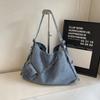 Women's Denim Armpit Bag Elegant Earphone Bag Large Capacity Single Shoulder New