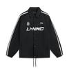 Li-Ning Sports Lifestyle Series Minimalist Versatile Letter Stripe Brand Logo Polo Casual Loose Jacket Unisex Jacket AJDV275-6
