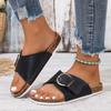 Women Slippers 2024 New Summer Beach Sandals Open Toe Flat Slippers Comfortable Fashion Casual Shoes for Women Slides Women