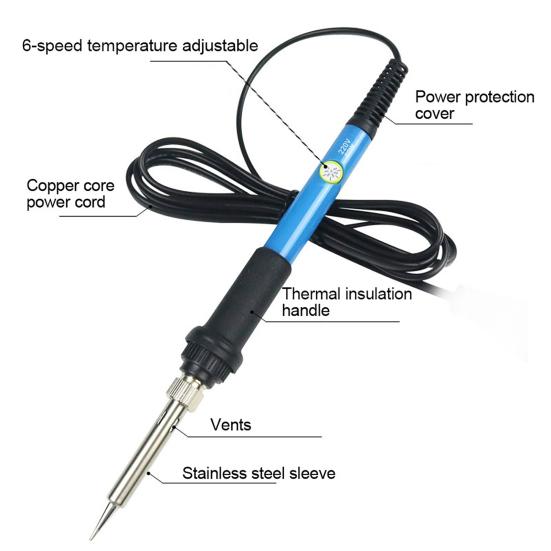 Soldering Tool Quick Heat Wide Application Rubber Metal Soldering Iron Repair