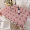 Embroidered Tablecloth Lace Hollow Pastoral Style Table Cloth Coffee Table Cloth Decorative Tablecloth Long Tablecloth