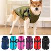 Winter Dog Coat Thicked Harness Cloth Waterproof Windproof Snow Jacket Warm Snowsuit Vest for Small Medium Large Dogs