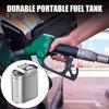 5L/10L Metal Fuel Container Stainless Steel Gas Can with Handle Leak-Proof Fuel Tank for Trucks Cars Motorcycle Equipment
