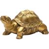 BRABUD Brass Millennium Turtle Statue Gold Desk Home Indoor Outdoor Decorative Collectible Gifts for Elders 4'' BS051