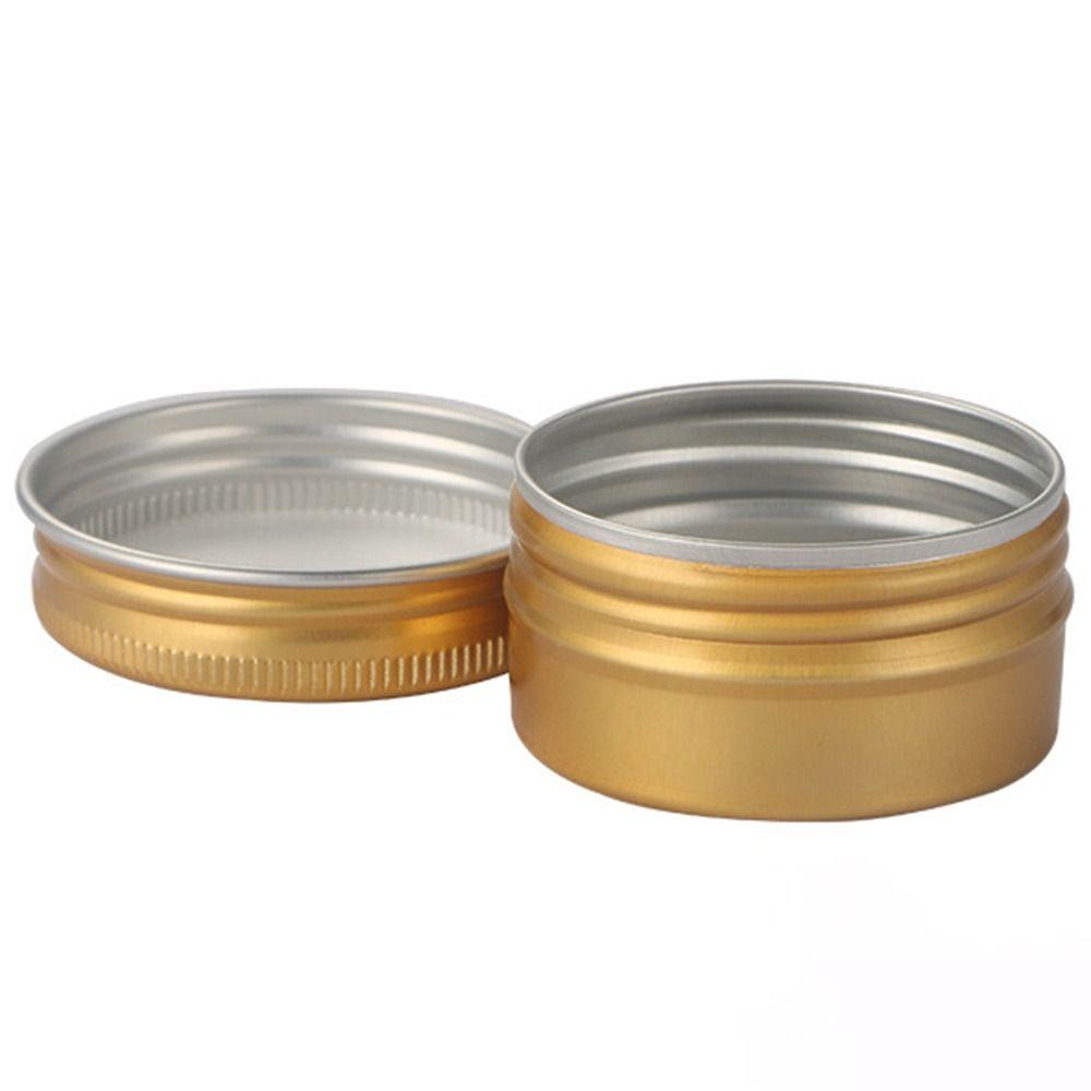 Candle for Cream Balm Metal Box Tea Cans Cosmetic Container Aluminum Tin Jar Refillable Bottles