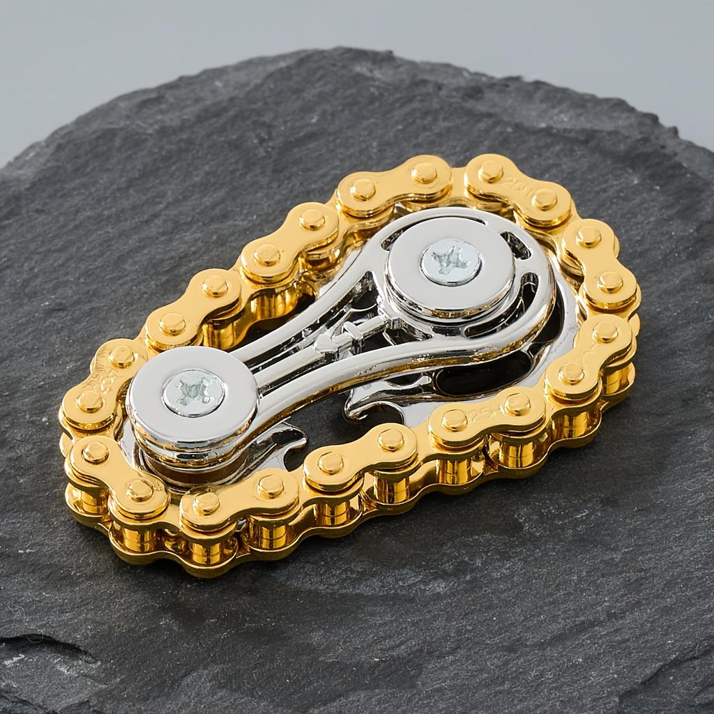 Sprockets Flywheel Fingertip Gyro Fidget Spinner Antistress Anxiety Metal Bike Chains EDC Spinner Fidget Toys For Adult Kid 2025