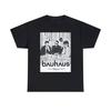 Bauhaus Graphic Print Band Art Short Sleeve Unisex Heavy Cotton T-Shirt