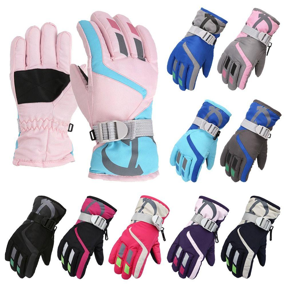 Windproof Children Ski Gloves Non-slip Winter Warm New Fashion Kid Gloves Mountaineering