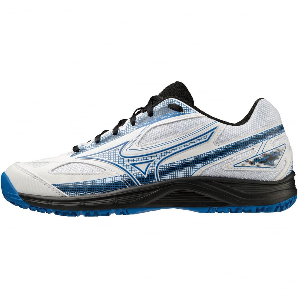 Tennis Shoes Break Shot 4 OC Cm 2E [Mizuno] White/Blue/Black 23.5