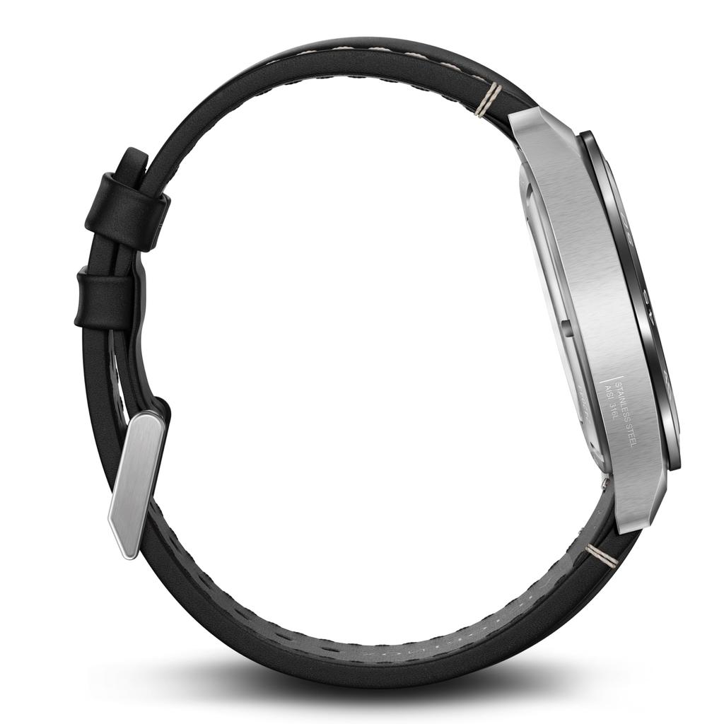 VICTORINOX SWISS ARMY Analog Black Black Leather Stainless Steel Case Strap Replacement Brand New Black Leather Band 242044 Watch, Waterproof, Men's