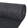 Carpet - vidaXL - Ribbed - 1.2x10 M - Anthracite - Synthetic